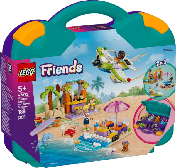 LEGO Friends Creative Beach and Travel Suitcase 42672