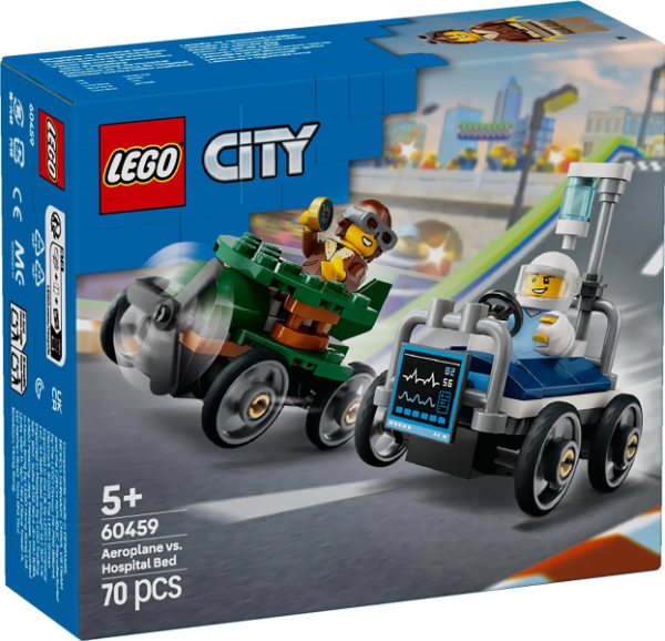 LEGO City Aeroplane vs. Hospital Bed 60459