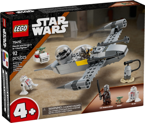 LEGO Star Wars Mando and Grogu's N-1 Starfighter 75410