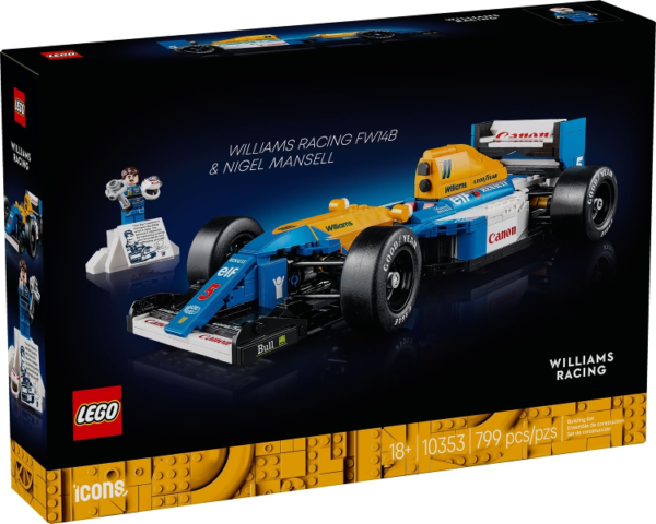 LEGO Icons Williams Racing FW14B & Nigel Mansell 10353