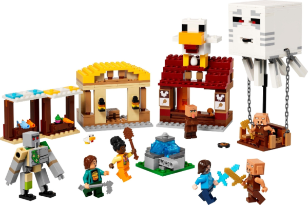 LEGO Minecraft The Ghast Balloon Village Attack 21273 - Afbeelding 2