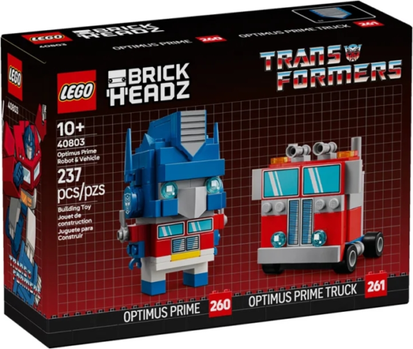 LEGO BrickHeadz Optimus Prime Robot & Vehicle 40803