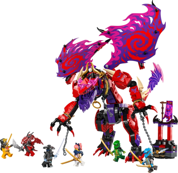 LEGO Ninjago Thunderfang Dragon of Chaos 71832 - Afbeelding 2